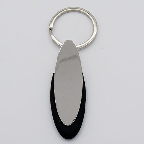 Plain Oval Keyring