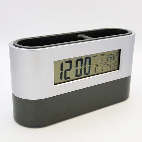 2078-Digital Clock + Pen Holder