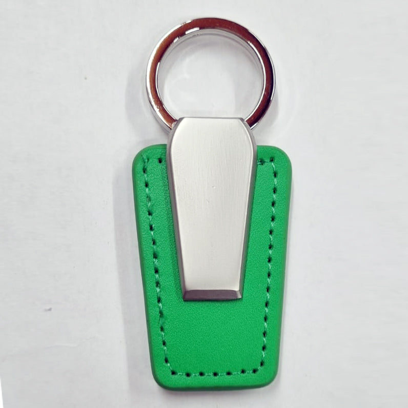 GC-312- Green Leather Keychain