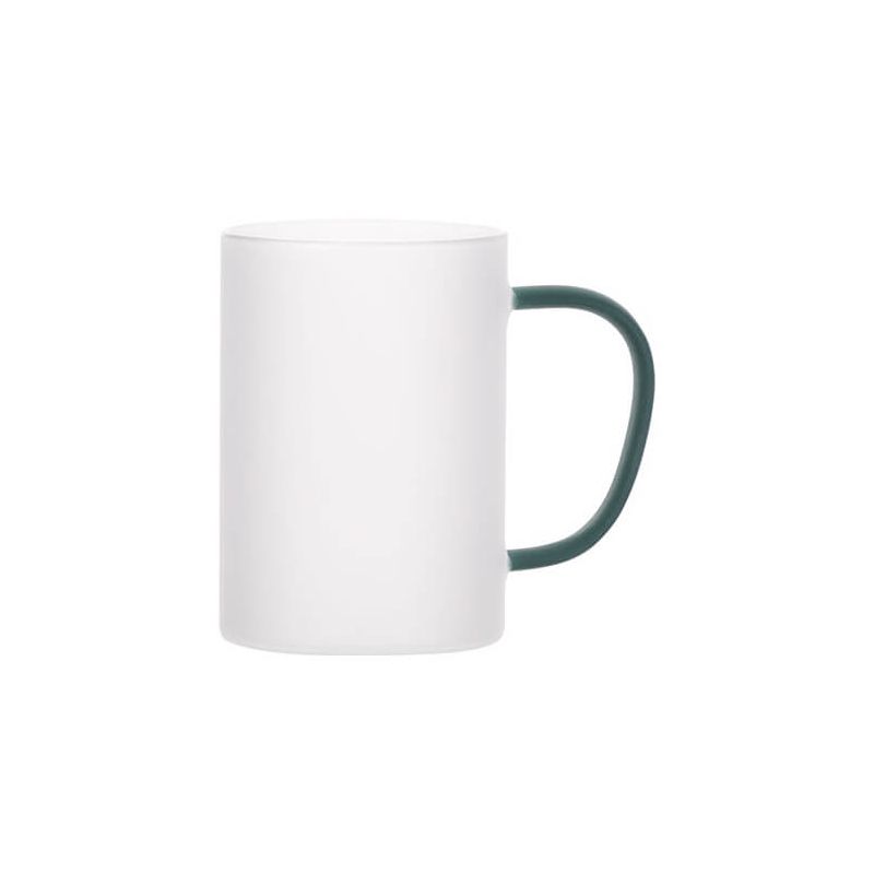 FRM Green Frosted Glass Mug