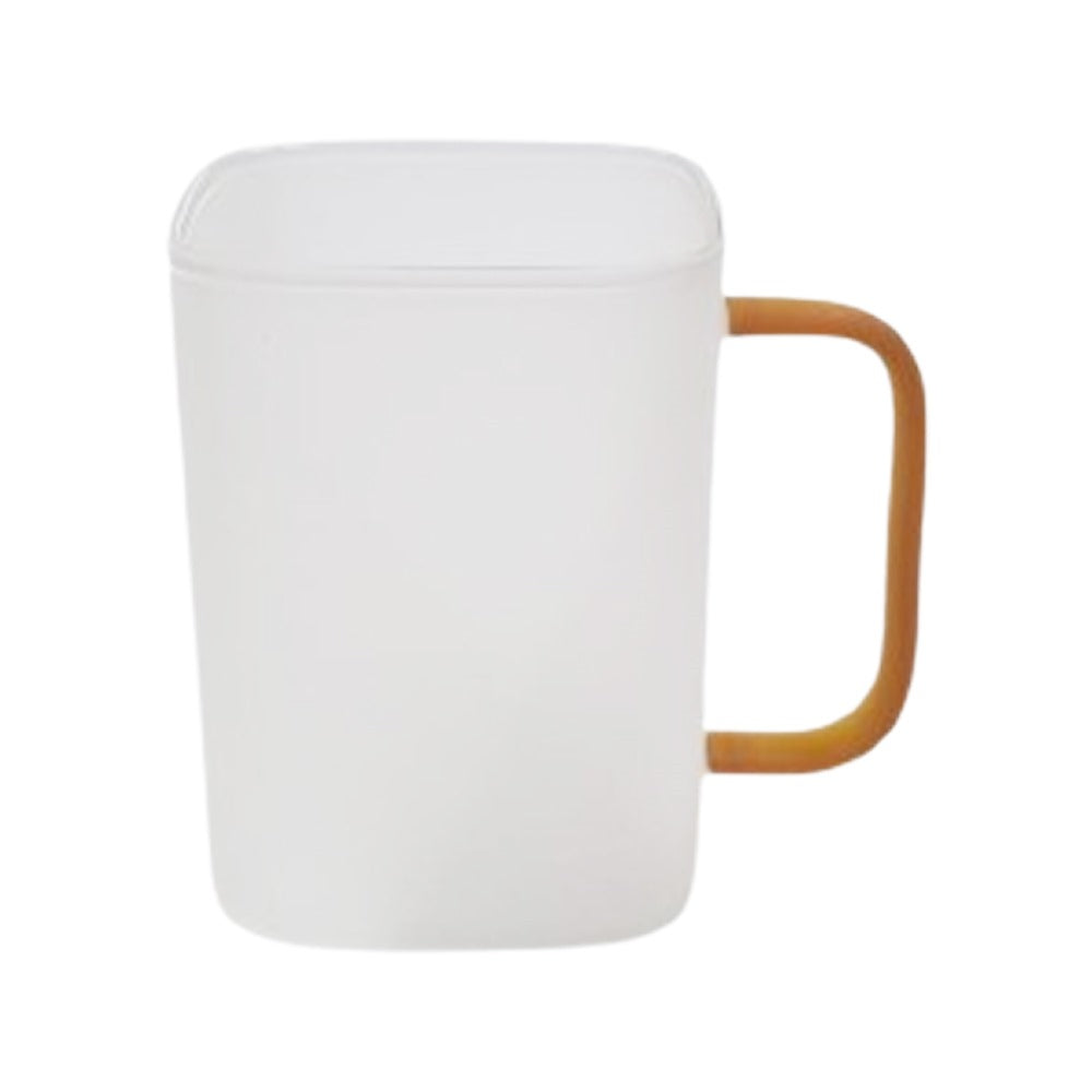 FSM - Golden - Sublimation Frosted Square Glass Mug