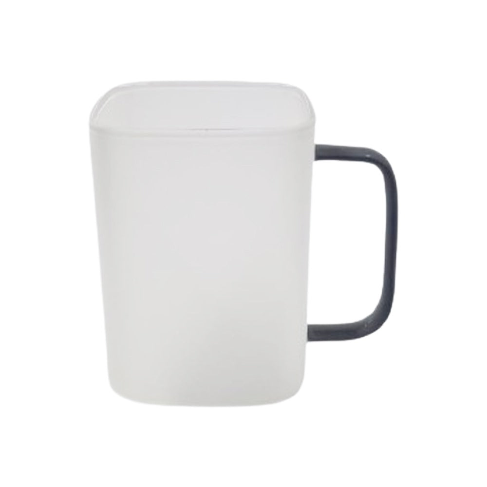 FSM - Grey Sublimation Frosted Square Glass Mug