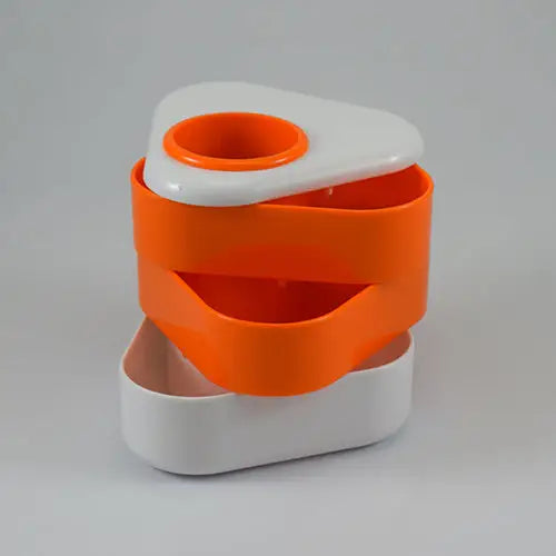 Triangular multicompartment Pen holder