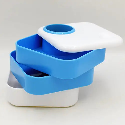 6914- Multicompartment Pen Holder (Blue) - simple