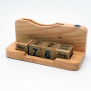Wooden Table Calendar
