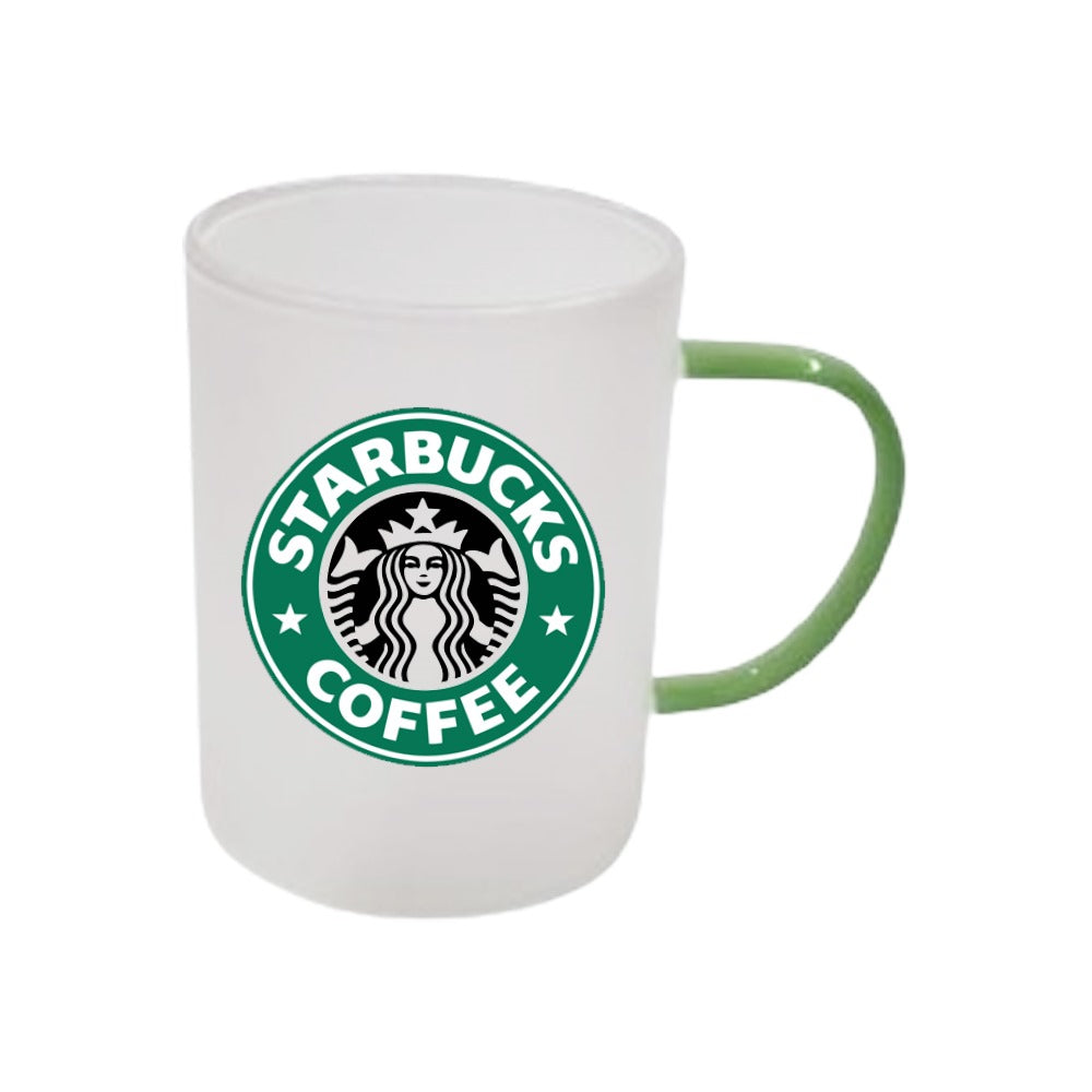 FRM Green Frosted Glass Mug