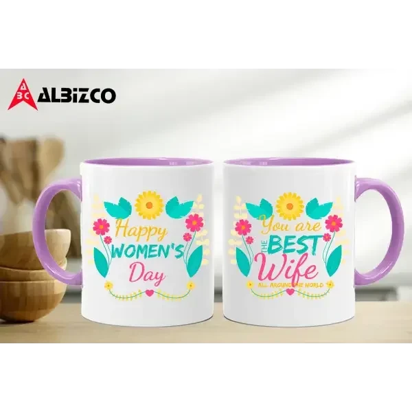 Ceramic Mugs - Women’s Day Special - Best Wife /