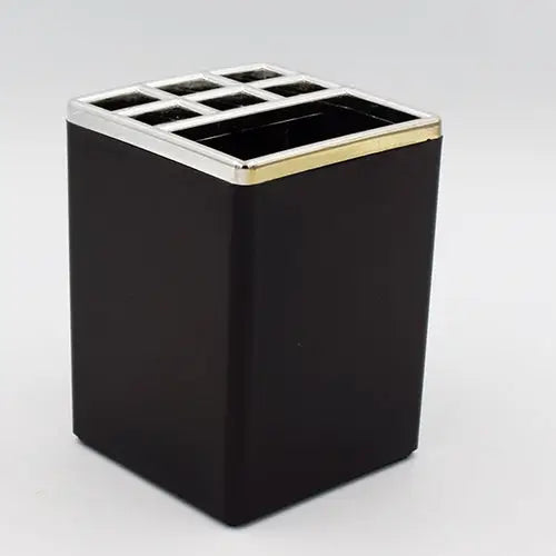 DG-0784- Black Matt Pen Holder - simple