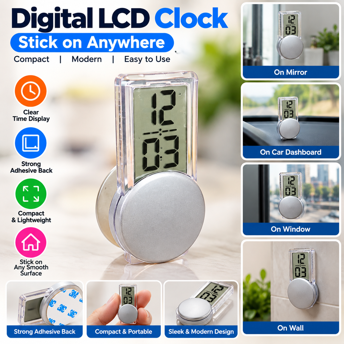 JS-2482- Table Clock