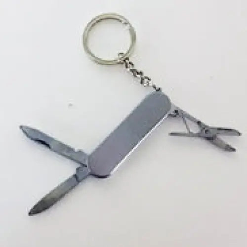 Vintage Keychain + Pocket Knife