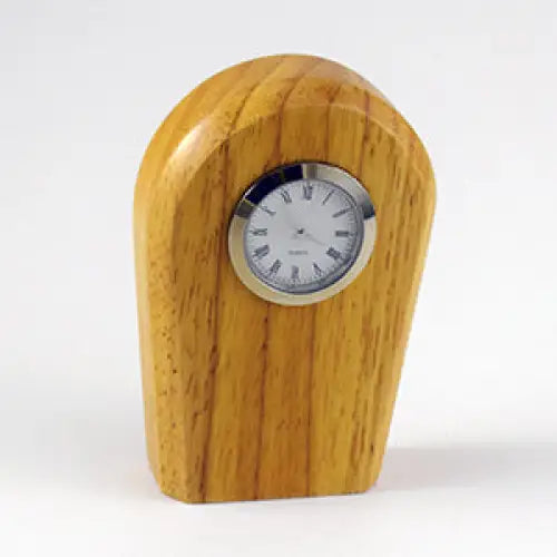 wooden table clock