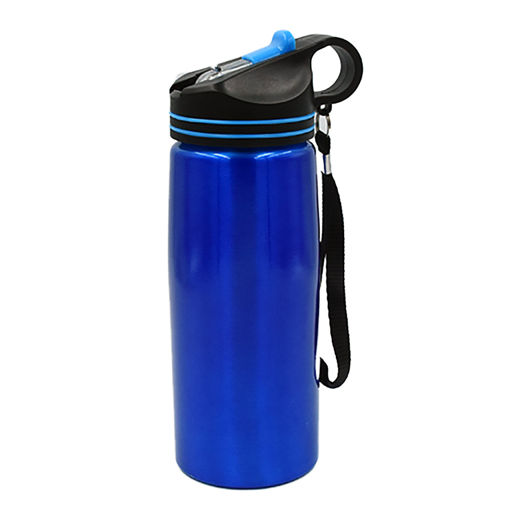 Blue Aluminum Sports Bottle