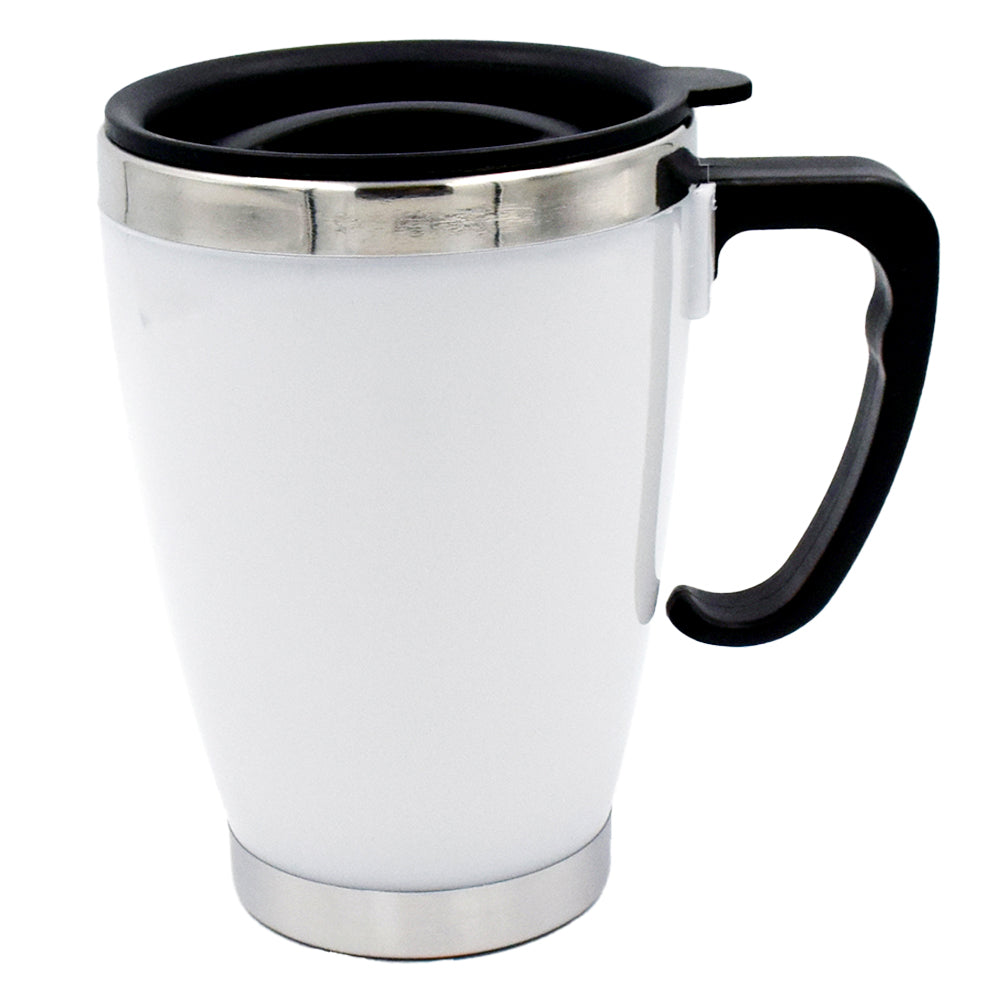 White Stainless Steel Mug