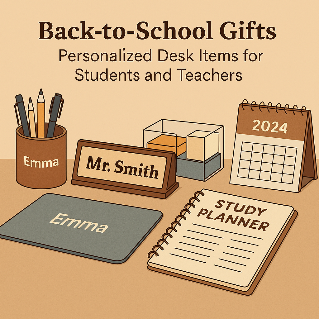 Back-to-School Gifts: Personalized Desk Items for Students and Teachers