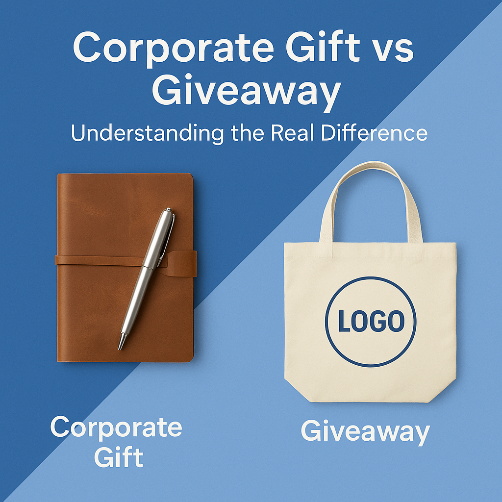 Corporate Gift vs Giveaway: Understanding the Real Difference