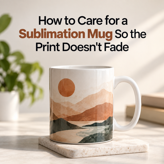 How to Care for a Sublimation Mug So the Print Doesn't Fade