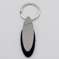 Plain Oval Keyring