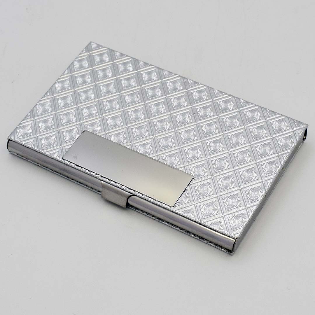 LC-021- Leather + Metal Card Holder