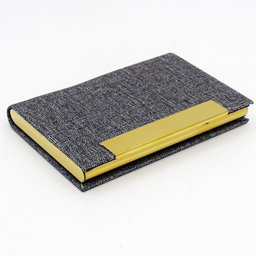 LC-026- Grey + Gold Card Holder