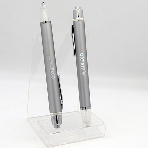 Albizco Silver LED Pen