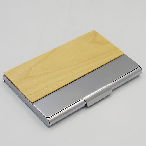 WC-043 - Wooden + metal card holder