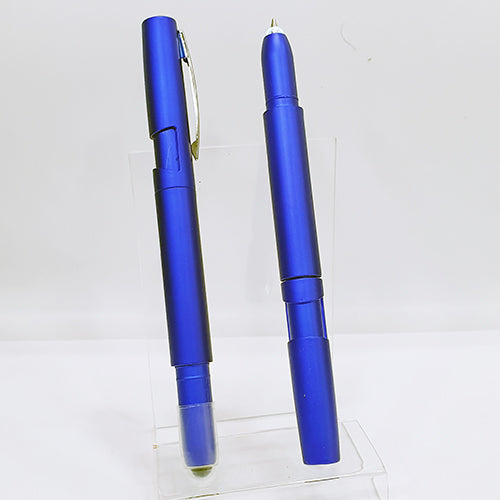 Blue Plastic Ballpoint Pen