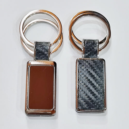 Leather Double Loop Keyrings