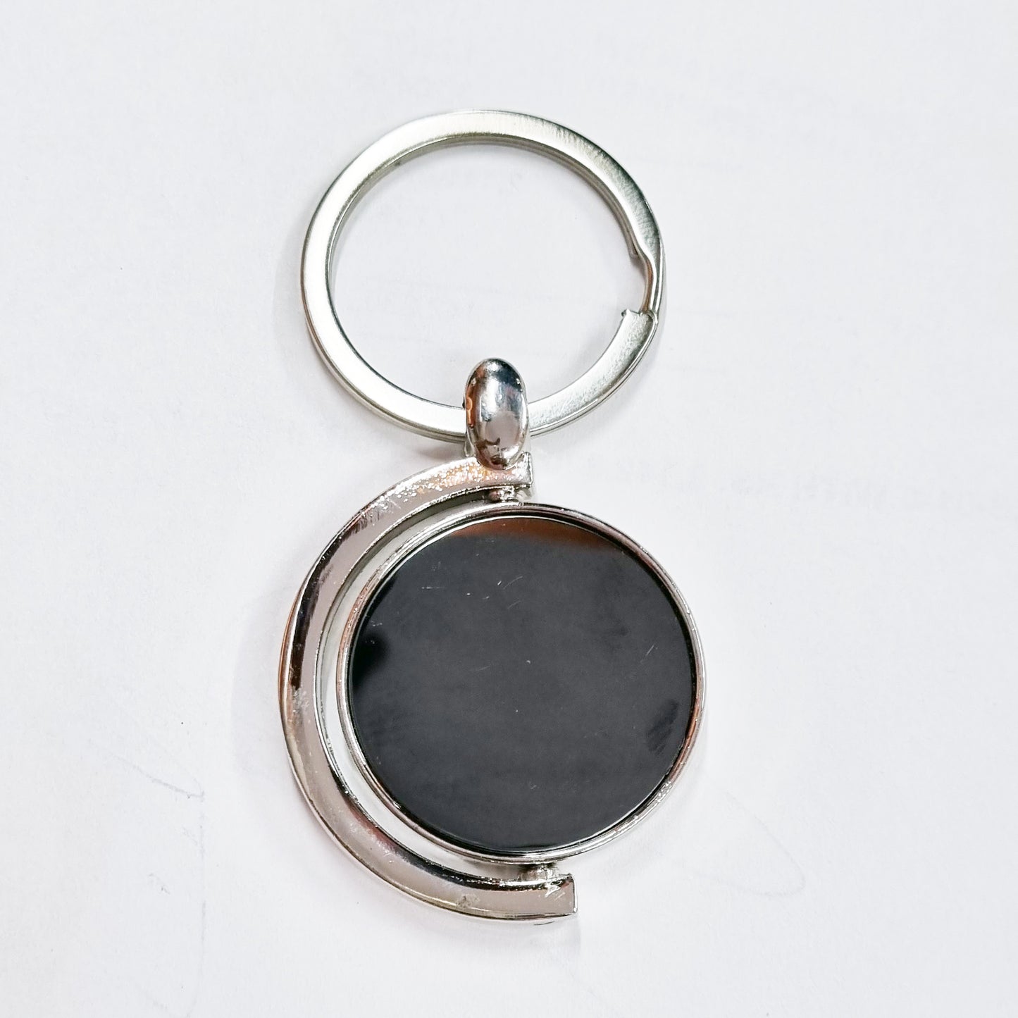 Black Metal Keychain