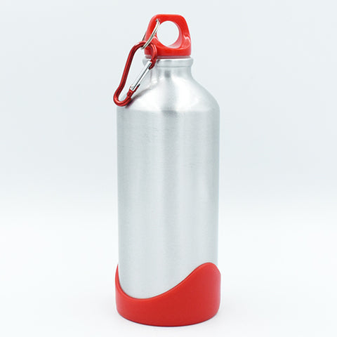 SILVER ALUMINUM SPORTS BOTTLE