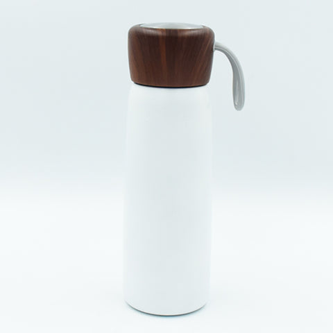WHITE STAINLESS STEEL FLASK