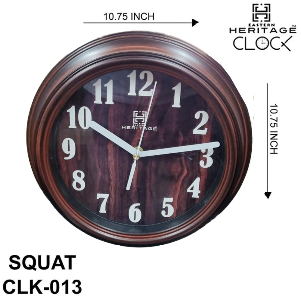 CLK-013 - SQUAT - Antique Wall Clock