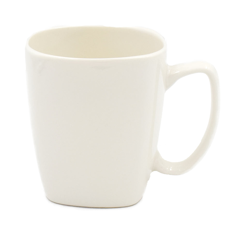 White Fine Bone China Mug