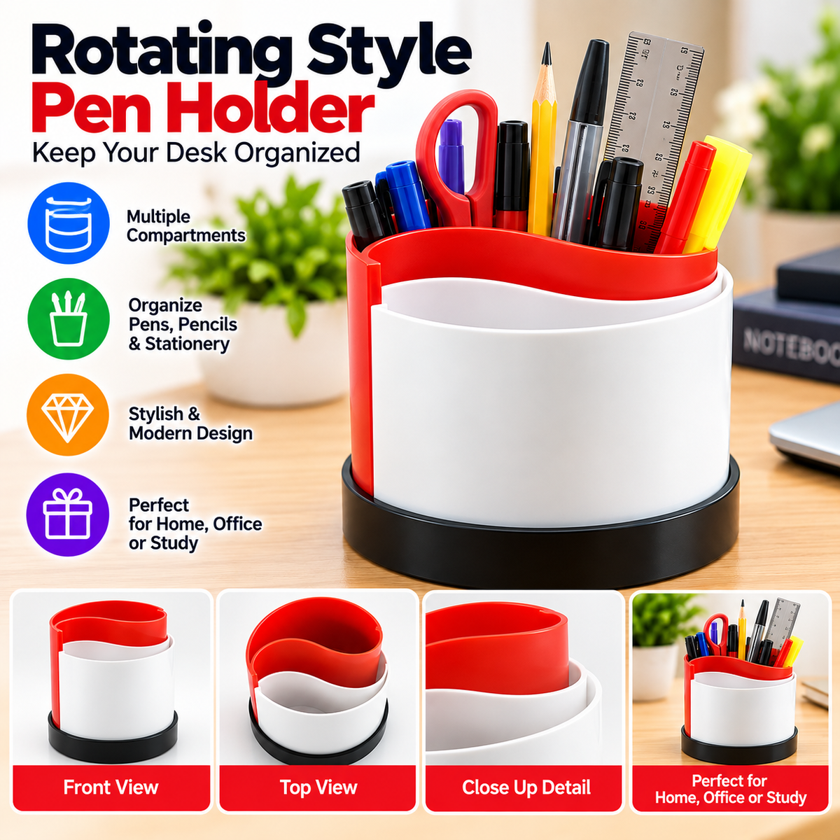 DG-6906- Plastic Pen Holder