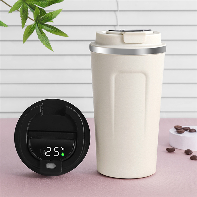 YF-811 - White - Coffee Mug with Temperature