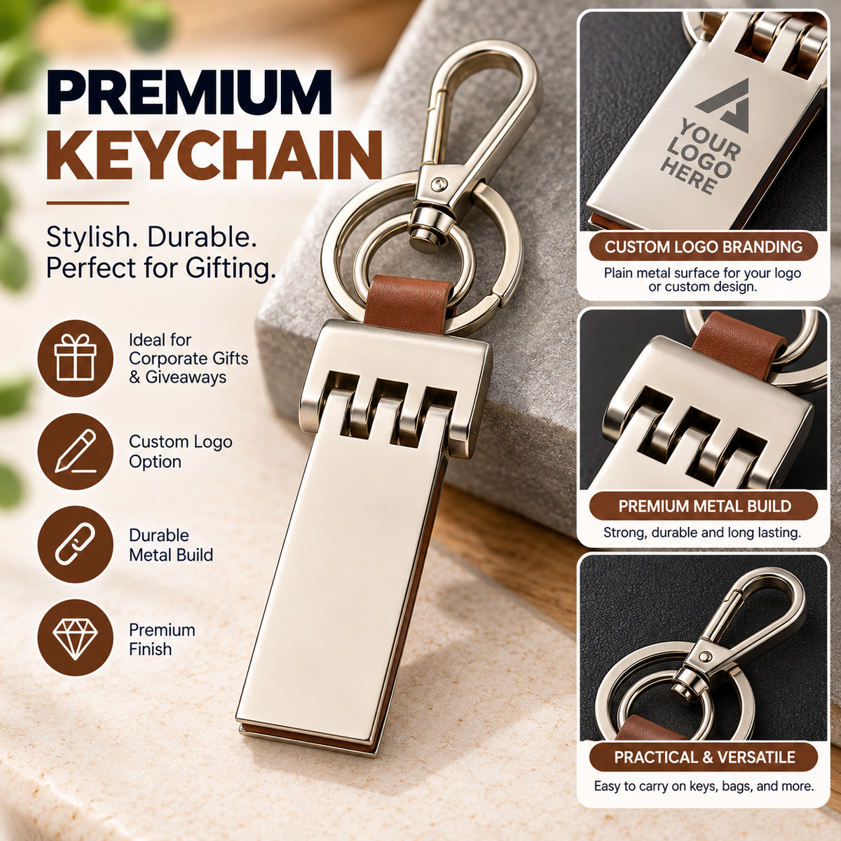 Metal Car Keyring