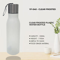 Clear Frosted Bottle YF-040