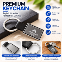GC-750 - Metal Keychain Black