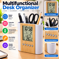Table Clock + Pen Holder