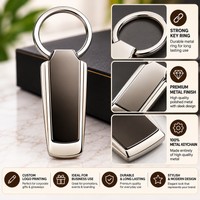 Minimalistic Metal Keychain for Cars