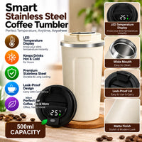 YF-811 - White - Coffee Mug with Temperature