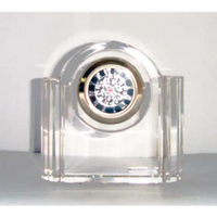 87239- Glass Table Clock - simple