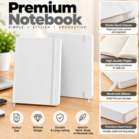 NoteBook Dairy - WHITE-A5