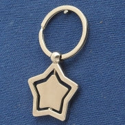 Star Metal Keychain