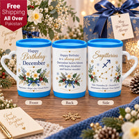 Happy Birthday December Ceramic Printed Mug