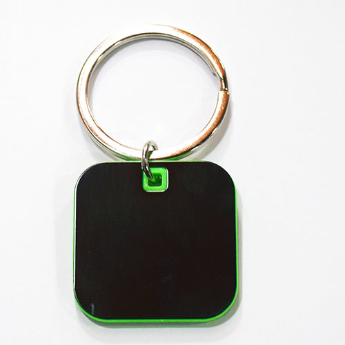 Green Plastic Keychain