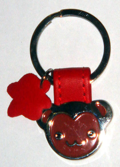 Cute Teddy Bear Metal Keychain