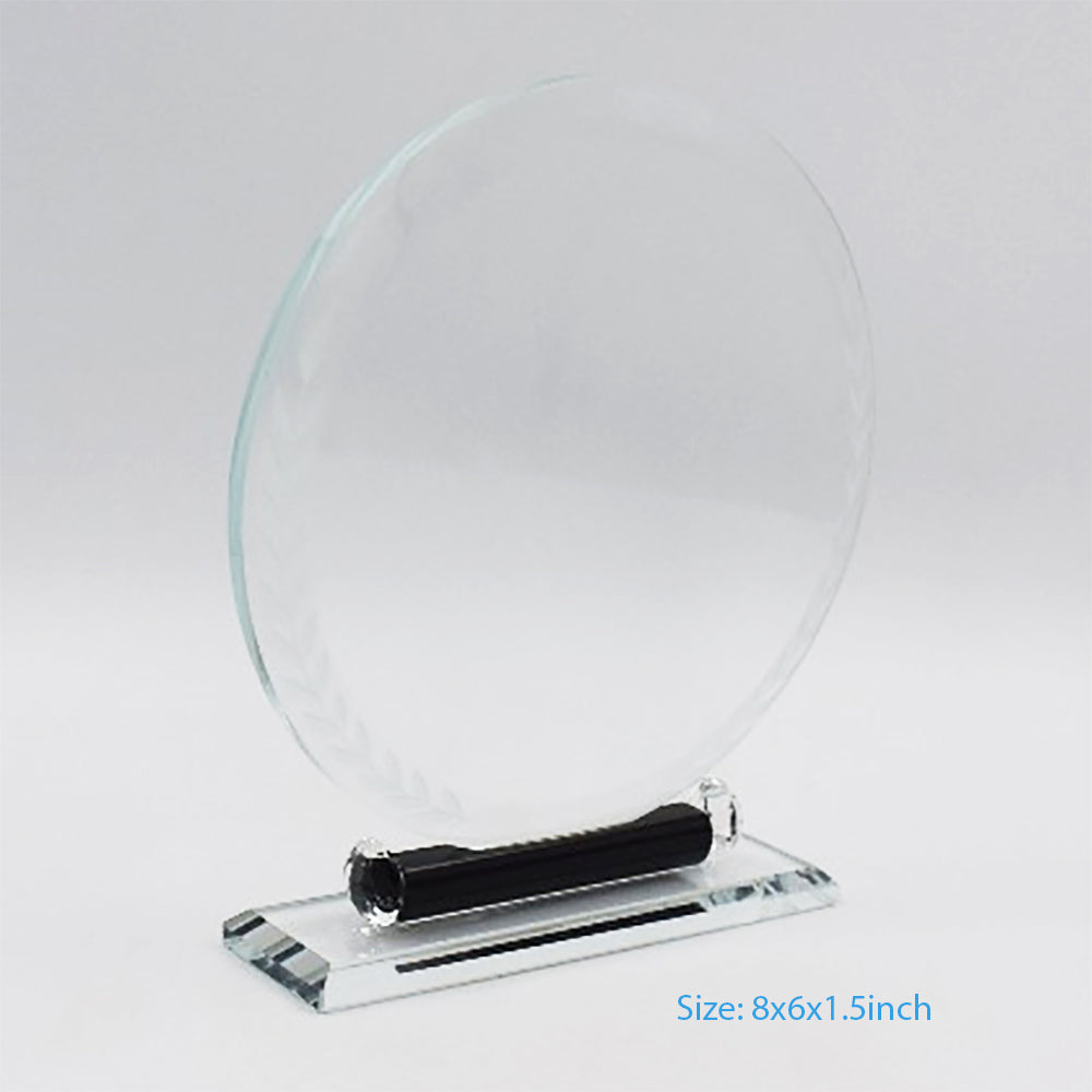 Beautiful Round Crystal Shield - Albizco