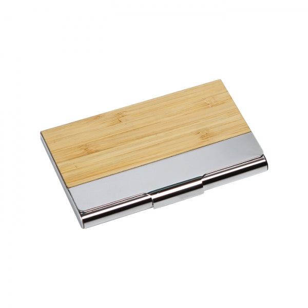 WC-043 - Wooden + metal card holder
