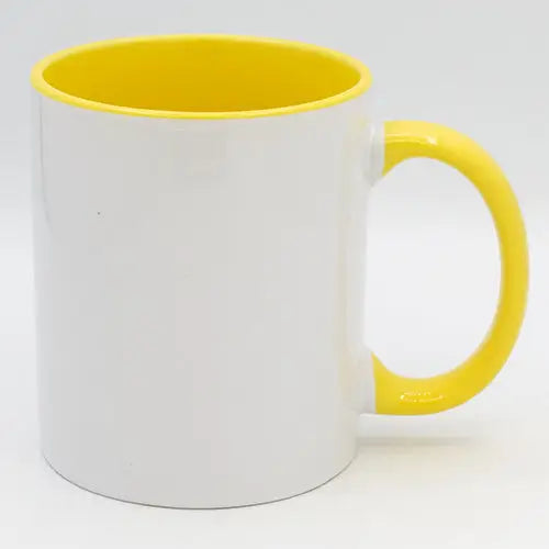Yellow Inner Color Sublimation Mug