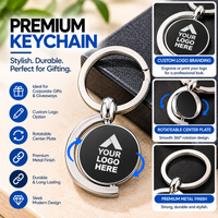 Black Metal Keychain
